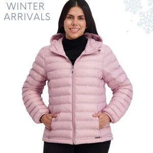 ZeroXposur Brianna Puffer Jacket Women's Size M Pink Quartz!
